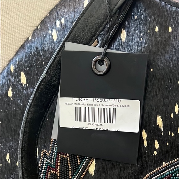 Old Gringo Beaded Eagle Shoulder Bag Tote - Picture 7 of 8